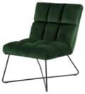 Loungestoel Alba - Stof bosgroen