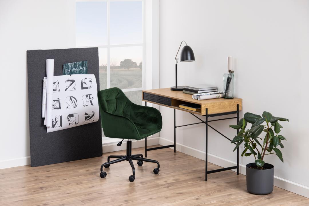 Bureaustoel Brooke 8211 Stof Vic Bosgroen