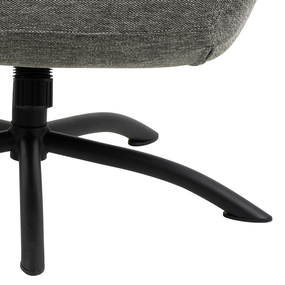 Relaxfauteuil Talgarth 8211 Met Voetenbankje 8211 Stof Antraciet