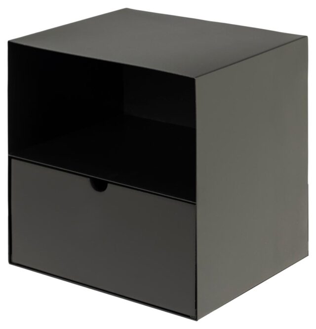 Nachtkastje Joliet 8211 Zwart Pu Mdf