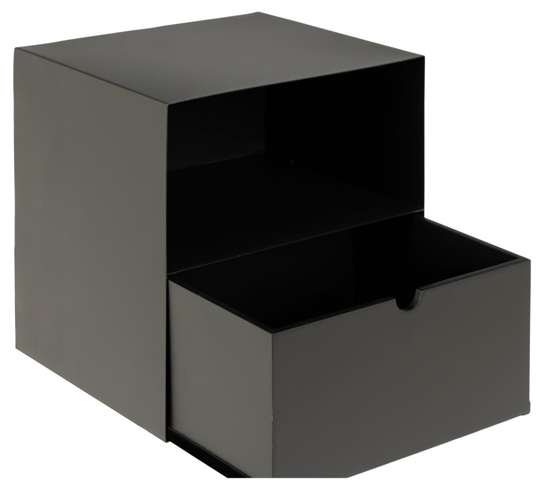 Nachtkastje Joliet 8211 Zwart Pu Mdf