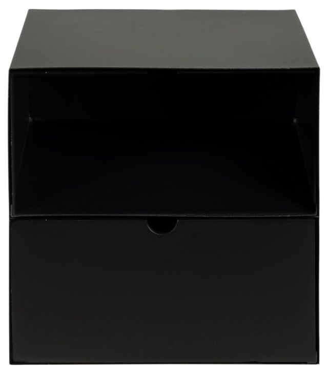 Nachtkastje Joliet 8211 Zwart Pu Mdf