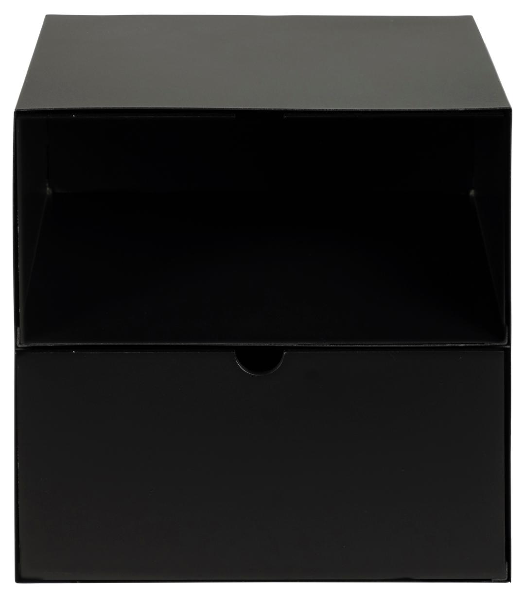 Nachtkastje Joliet 8211 Zwart Pu Mdf