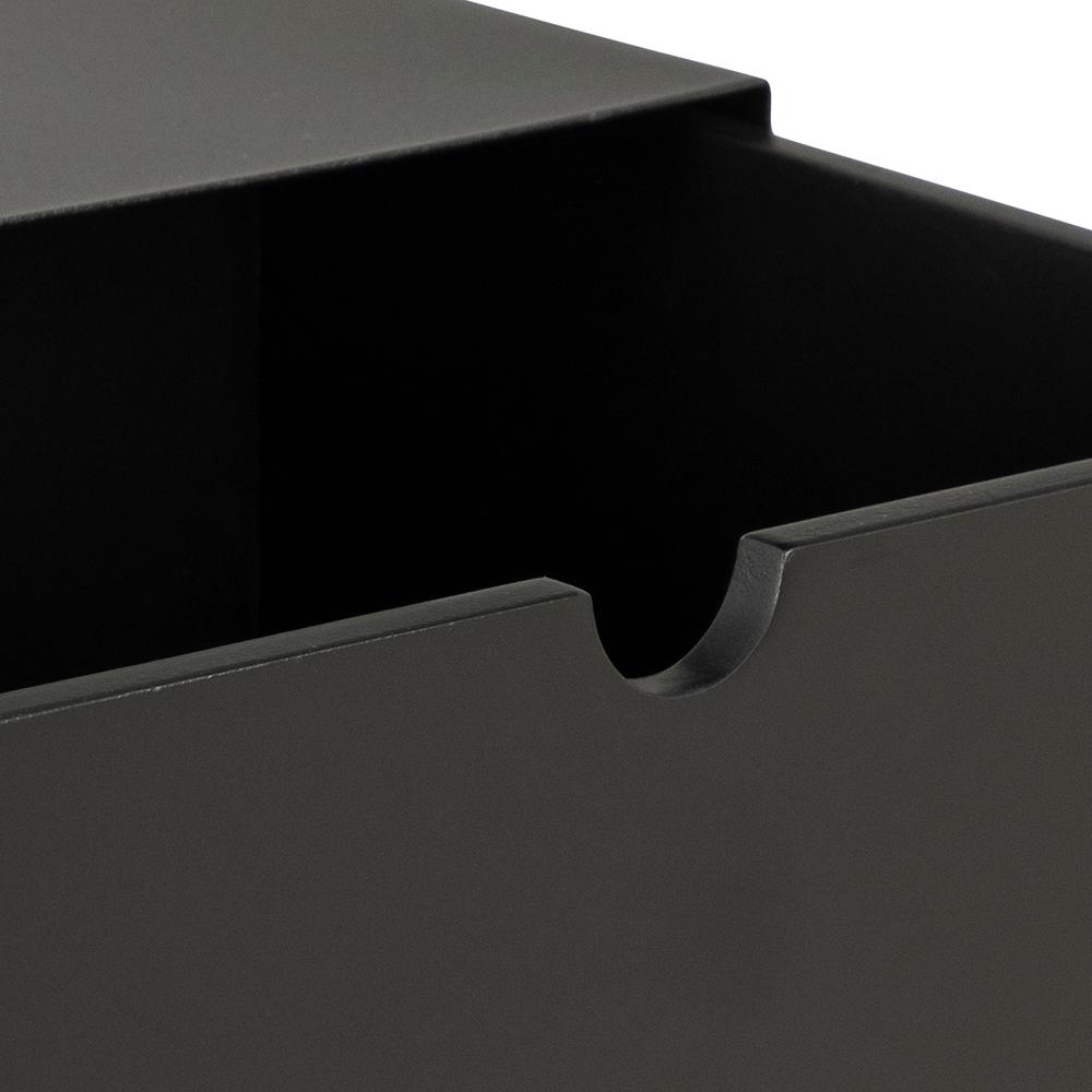 Nachtkastje Joliet 8211 Zwart Pu Mdf