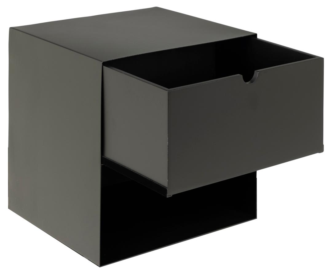 Nachtkastje Joliet 8211 Zwart Pu Mdf
