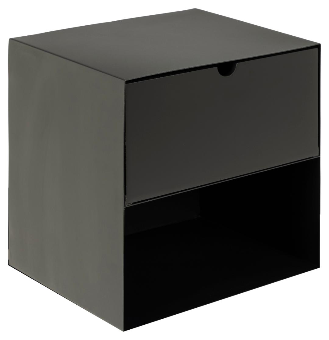 Nachtkastje Joliet 8211 Zwart Pu Mdf