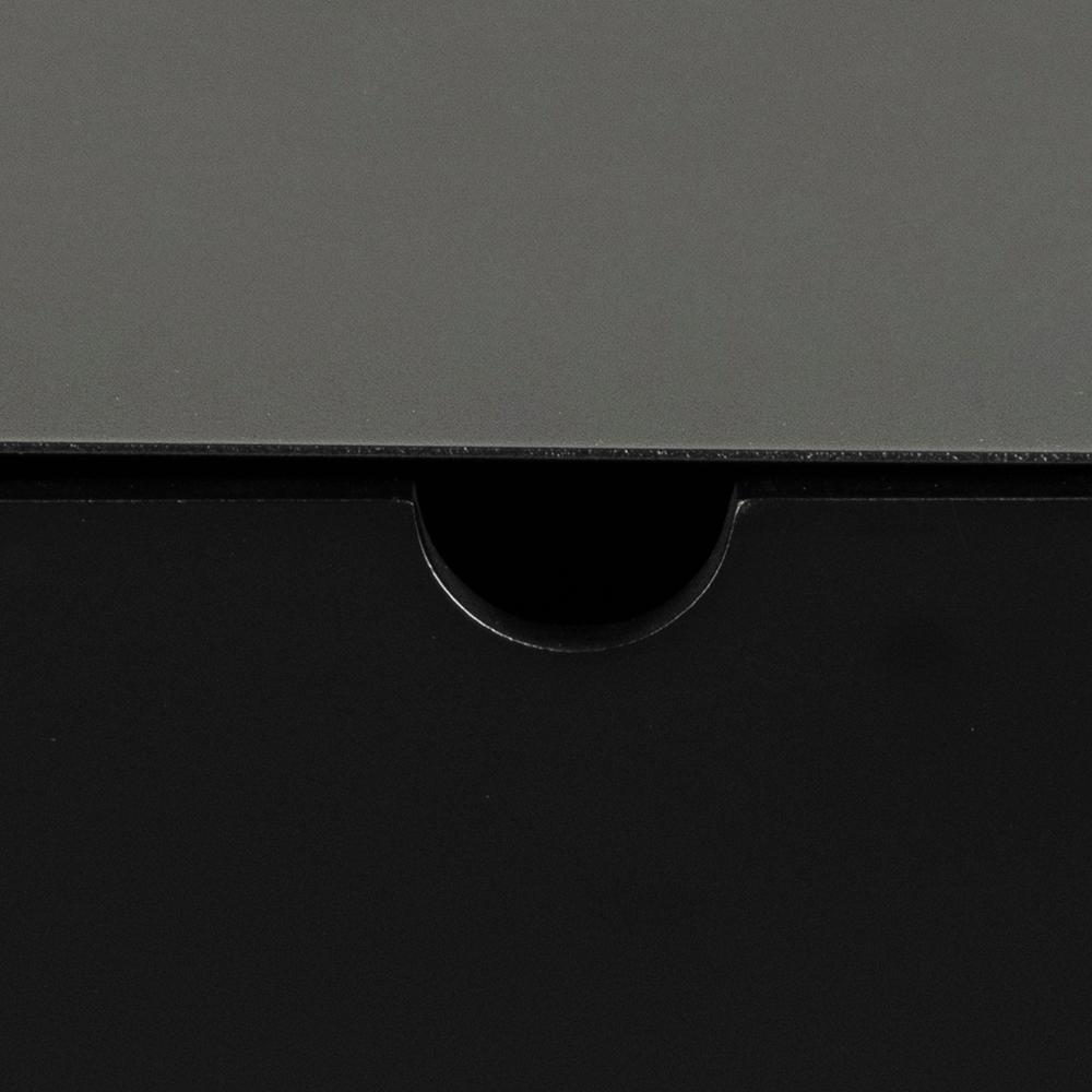 Nachtkastje Joliet 8211 Zwart Pu Mdf