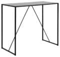 Bartafel Seaford - zwart essen melamine / metaal