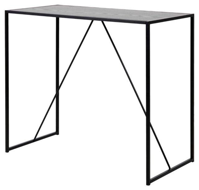 Bartafel Seaford 8211 Zwart Essen Melamine 8211 Metaal