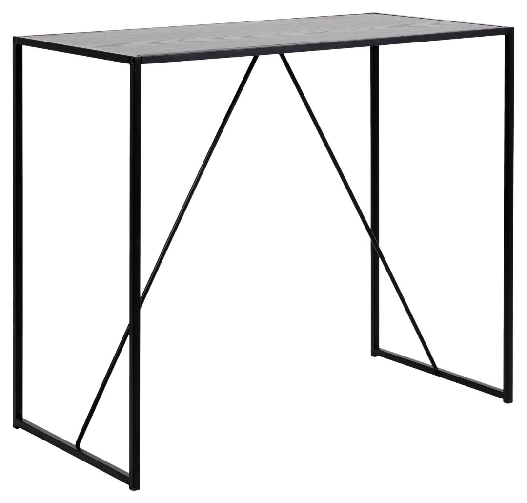 Bartafel Seaford 8211 Zwart Essen Melamine 8211 Metaal