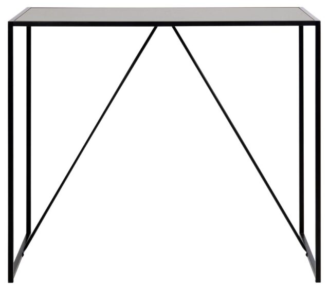 Bartafel Seaford 8211 Zwart Essen Melamine Metaal