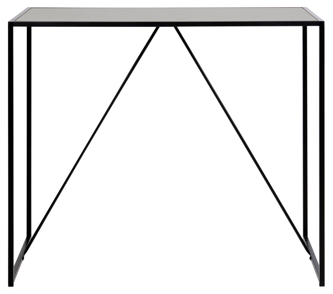 Bartafel Seaford 8211 Zwart Essen Melamine 8211 Metaal