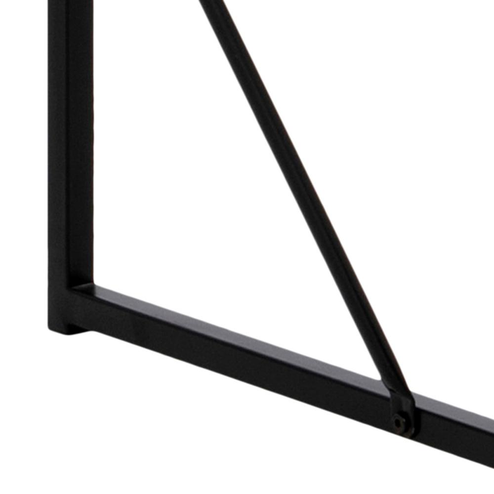 Bartafel Seaford 8211 Zwart Essen Melamine 8211 Metaal