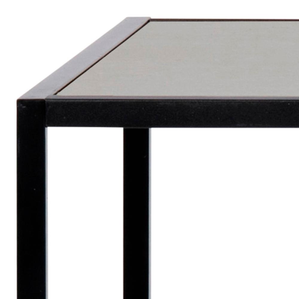 Bartafel Seaford 8211 Zwart Essen Melamine 8211 Metaal