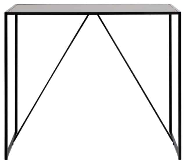 Bartafel Seaford 8211 Zwart Essen Melamine Metaal