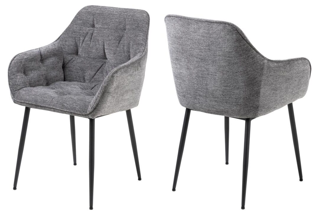 Eetkamerstoel Brooke 8211 Stof Skyland Antraciet Minimale Bestelling 2 Stuks Eetkamerstoel Brooke 8211 Stof Skyland Antraciet Minimale Bestelling 2 Stuks