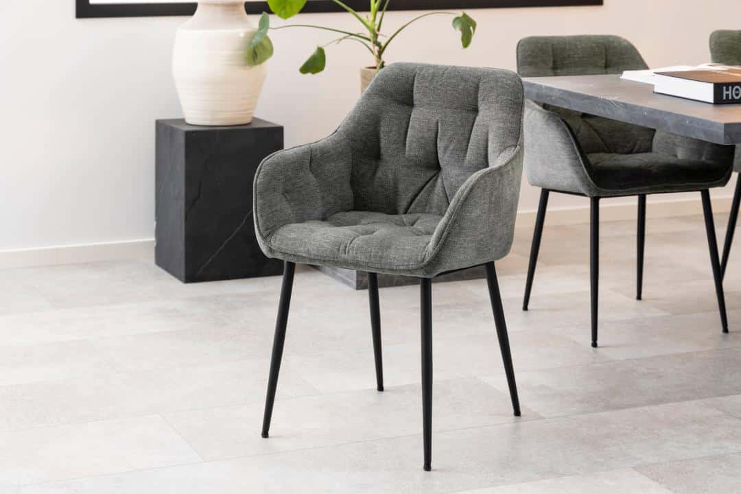 Eetkamerstoel Brooke 8211 Stof Skyland Antraciet Minimale Bestelling 2 Stuks Eetkamerstoel Brooke 8211 Stof Skyland Antraciet Minimale Bestelling 2 Stuks