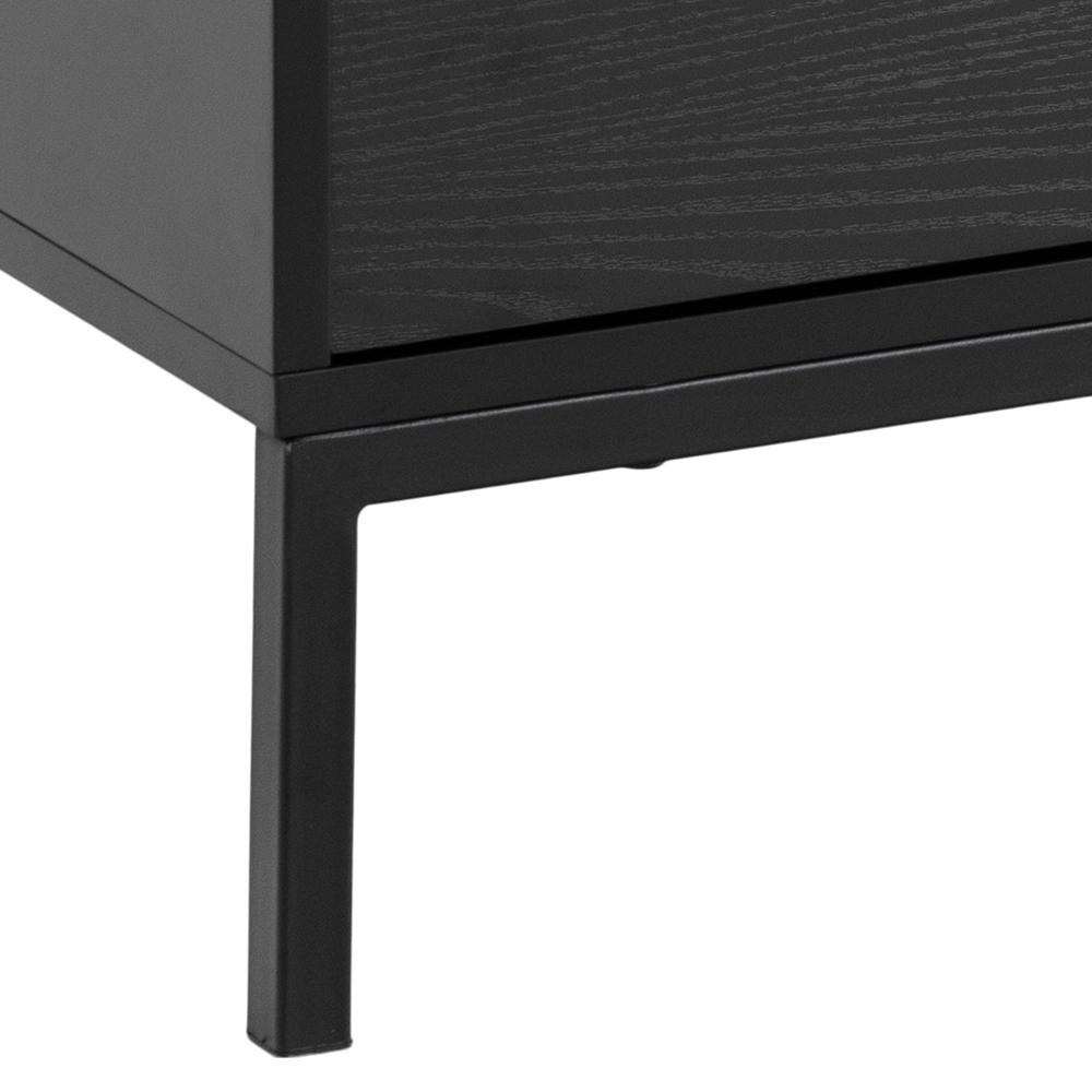 Tv Meubel Seaford 8211 Zwart Pu Mdf