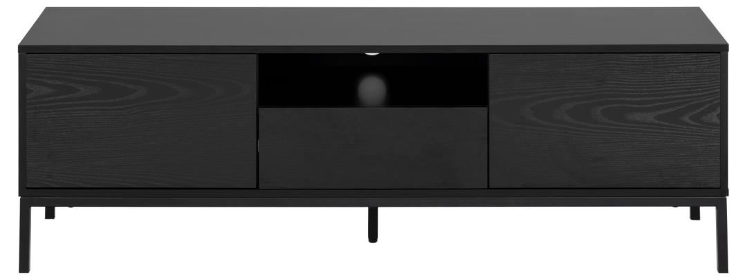 Tv Meubel Seaford 8211 Zwart Pu Mdf