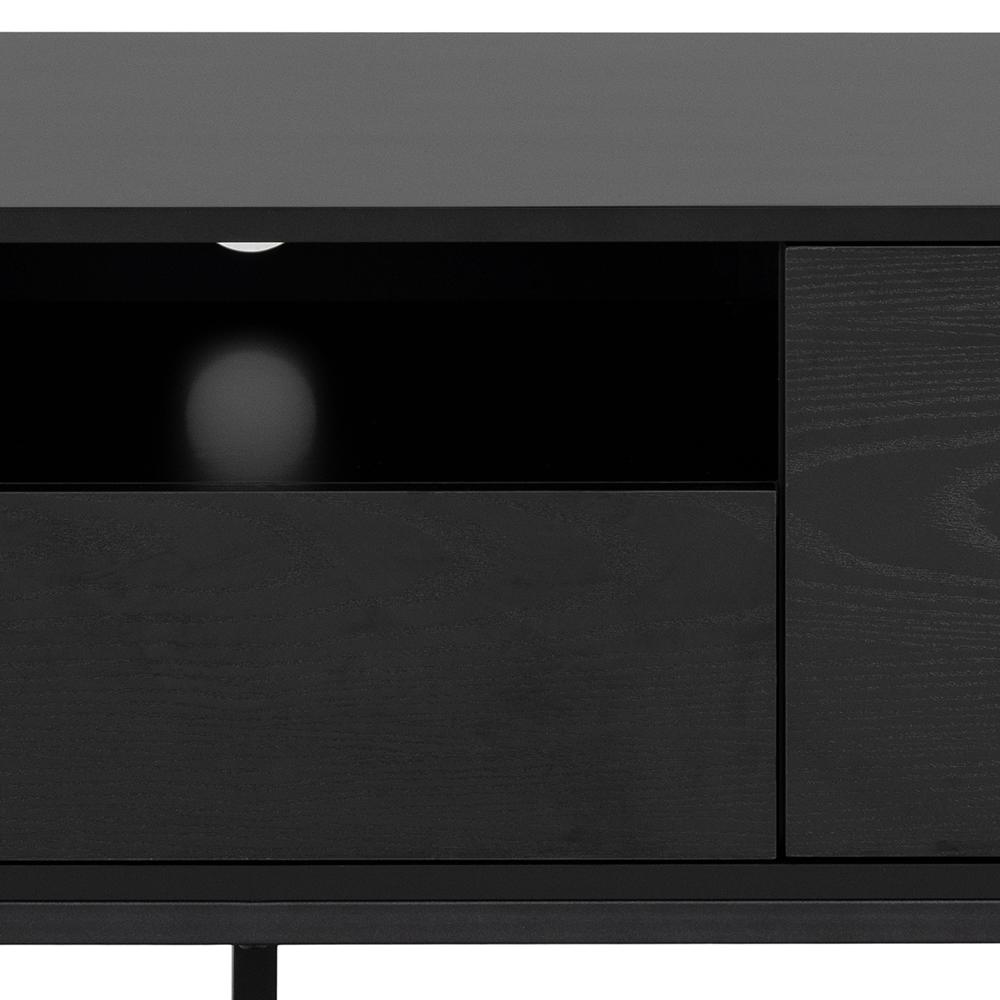 Tv Meubel Seaford 8211 Zwart Pu Mdf