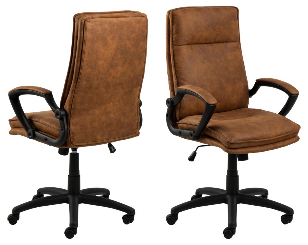 Bureaustoel Brad 8211 Stof Preston Camel