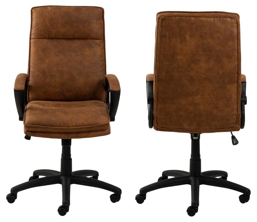 Bureaustoel Brad 8211 Stof Preston Camel