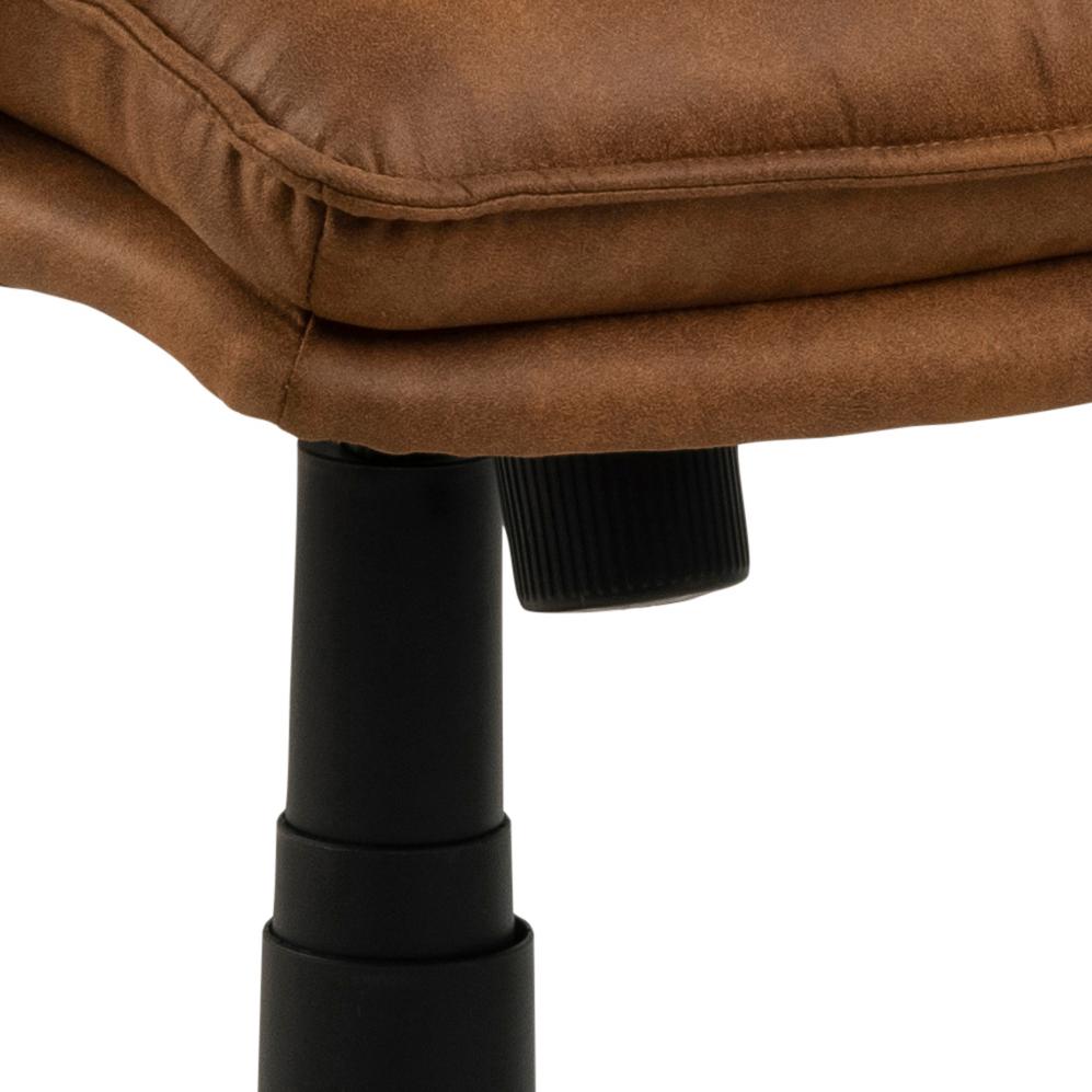 Bureaustoel Brad 8211 Met Armleuningen 8211 Stof Preston Camel