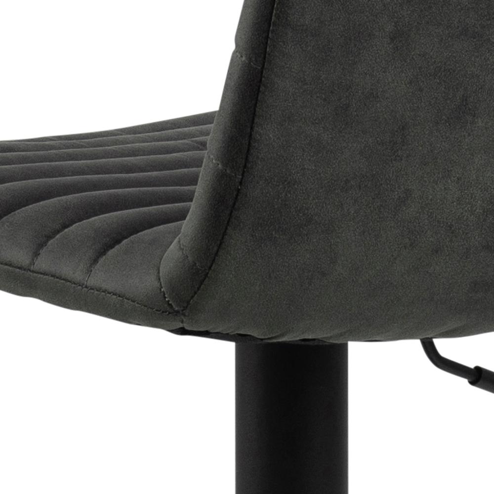 Barkruk Kimmy 8211 Stof Preston Antraciet 8211 Zwart Metaal Minimale Bestelling 2 Stuks