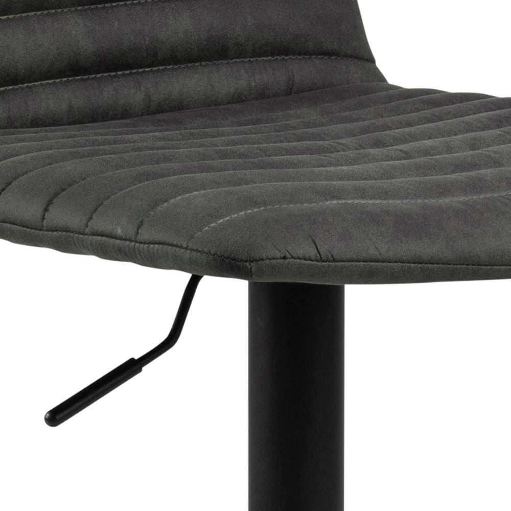 Barkruk Kimmy 8211 Stof Preston Antraciet 8211 Zwart Metaal Minimale Bestelling 2 Stuks