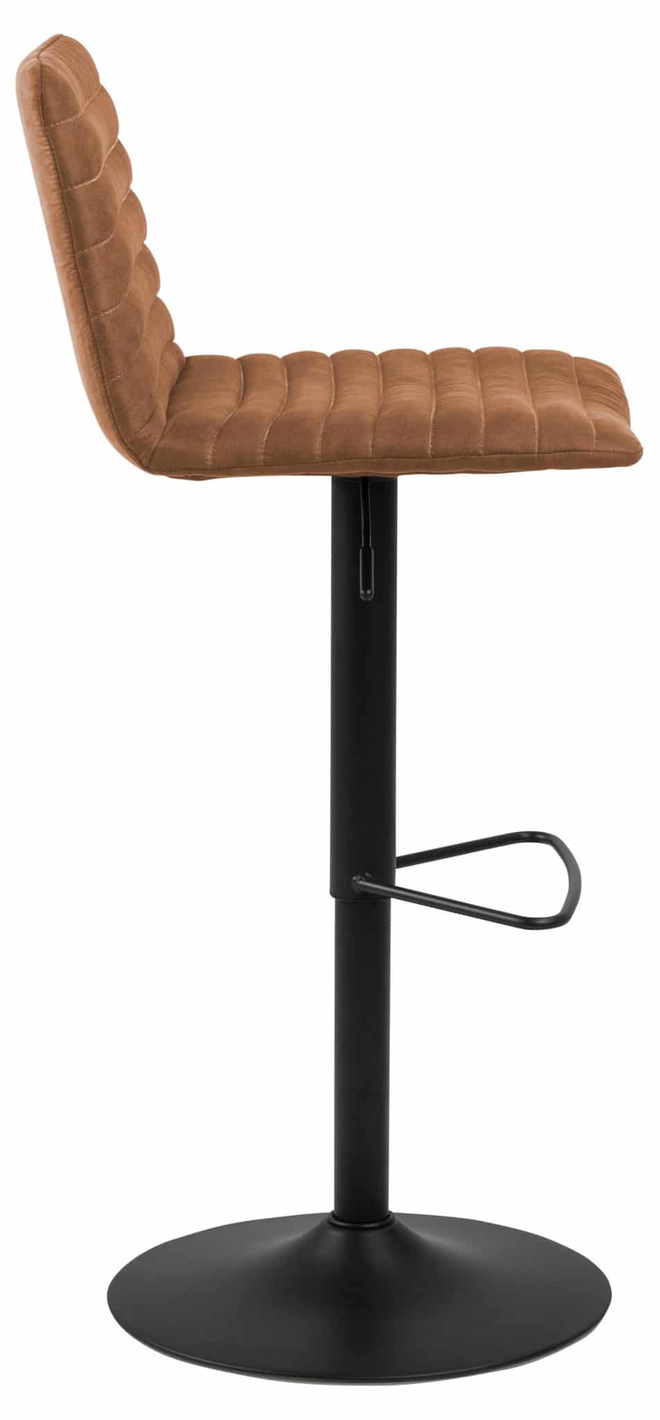 Barkruk Kimmy 8211 Stof Preston Camel 8211 Zwart Metaal Minimale Bestelling 2 Stuks