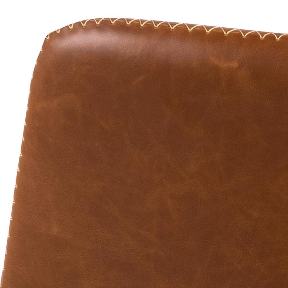Barkruk Oregon 8211 Pu Vintage Brandy 8211 Metaal