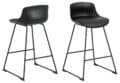 Barkruk Tina - Zwart PU - Metaal (minimale bestelling 2 stuks)