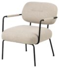 Loungestoel Dillon - Stof beige