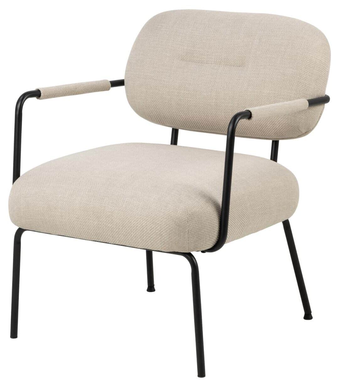 Loungestoel Dillon 8211 Stof Basel Beige Loungestoel Dillon 8211 Stof Basel Beige