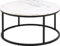 Salontafel Spiro - Wit marmer look - Metaal