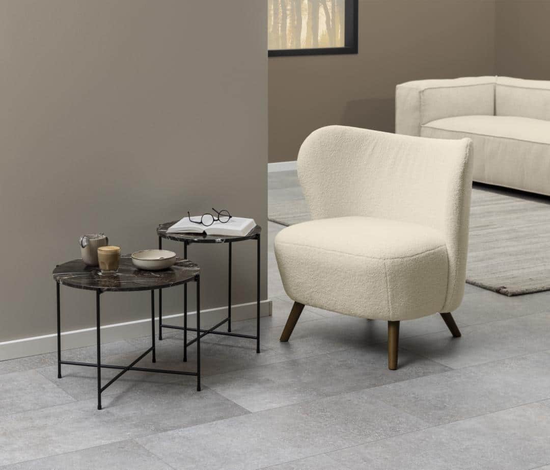 Loungestoel Crosby 8211 Stof Orson Creme Loungestoel Crosby 8211 Stof Orson Creme