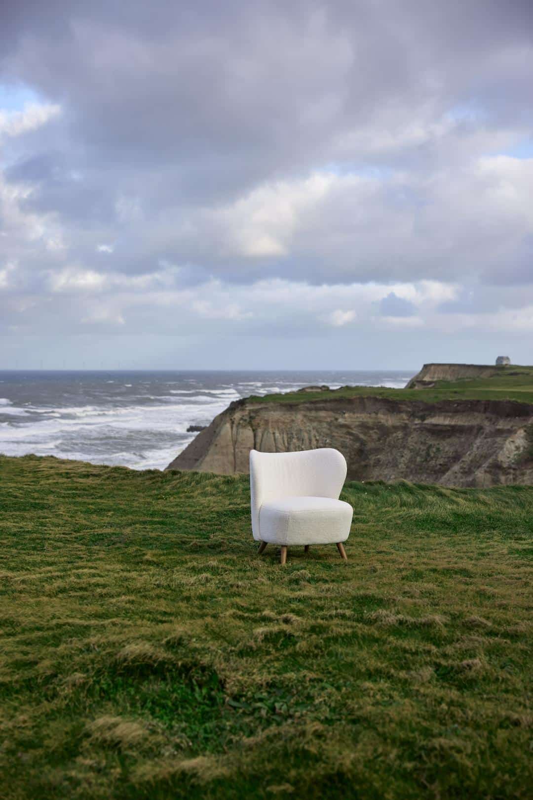Loungestoel Crosby 8211 Stof Creme