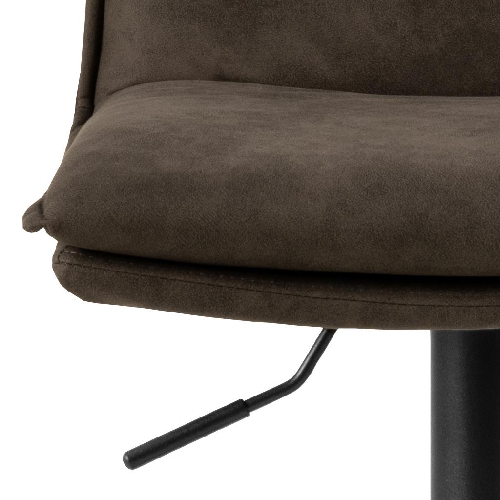 Barkruk Flynn 8211 Stof Preston Antraciet 8211 Staal Minimale Bestelling 2 Stuks