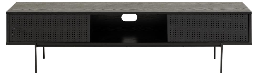 Tv Meubel Angus 8211 Zwart Ruw Melamine