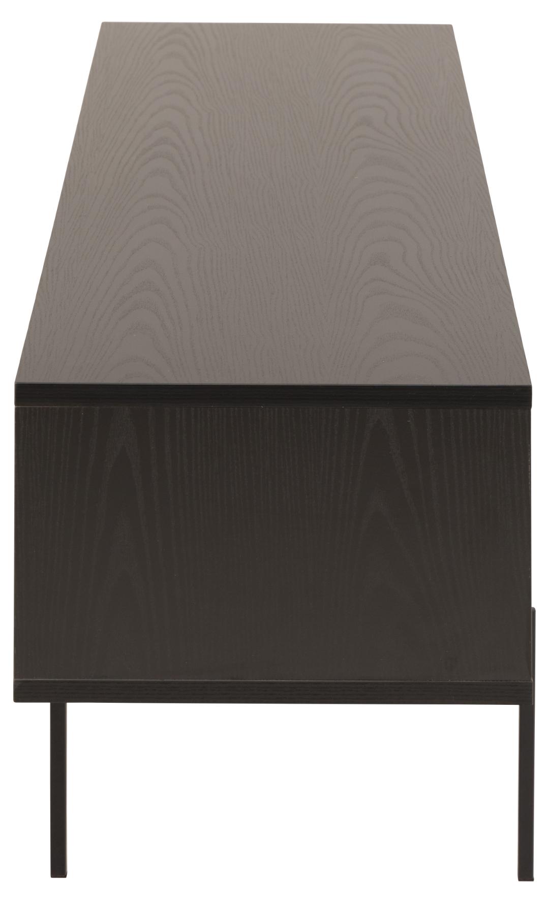 Tv Meubel Angus 8211 Zwart Ruw Melamine