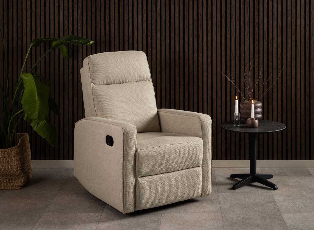 Relaxfauteuil Asila 8211 Stof Basel Beige
