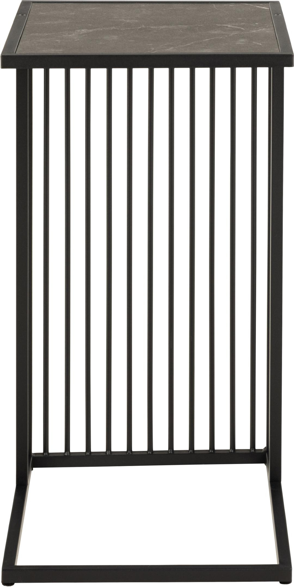 Bijzettafel Strington 8211 Mat Zwart Melamine 8211 Metaal