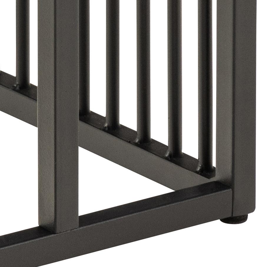 Bijzettafel Strington 8211 Mat Zwart Melamine 8211 Metaal