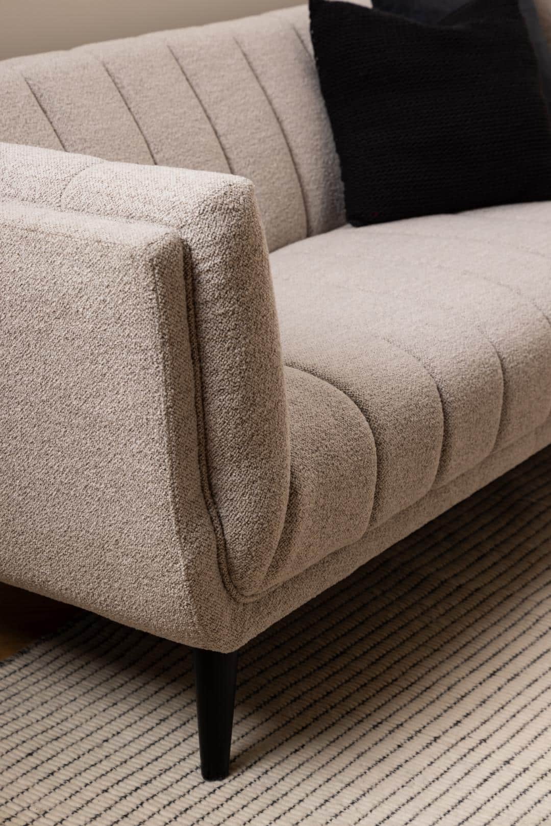 3 Zitsbank Tampa 8211 Stof Beige Boucle
