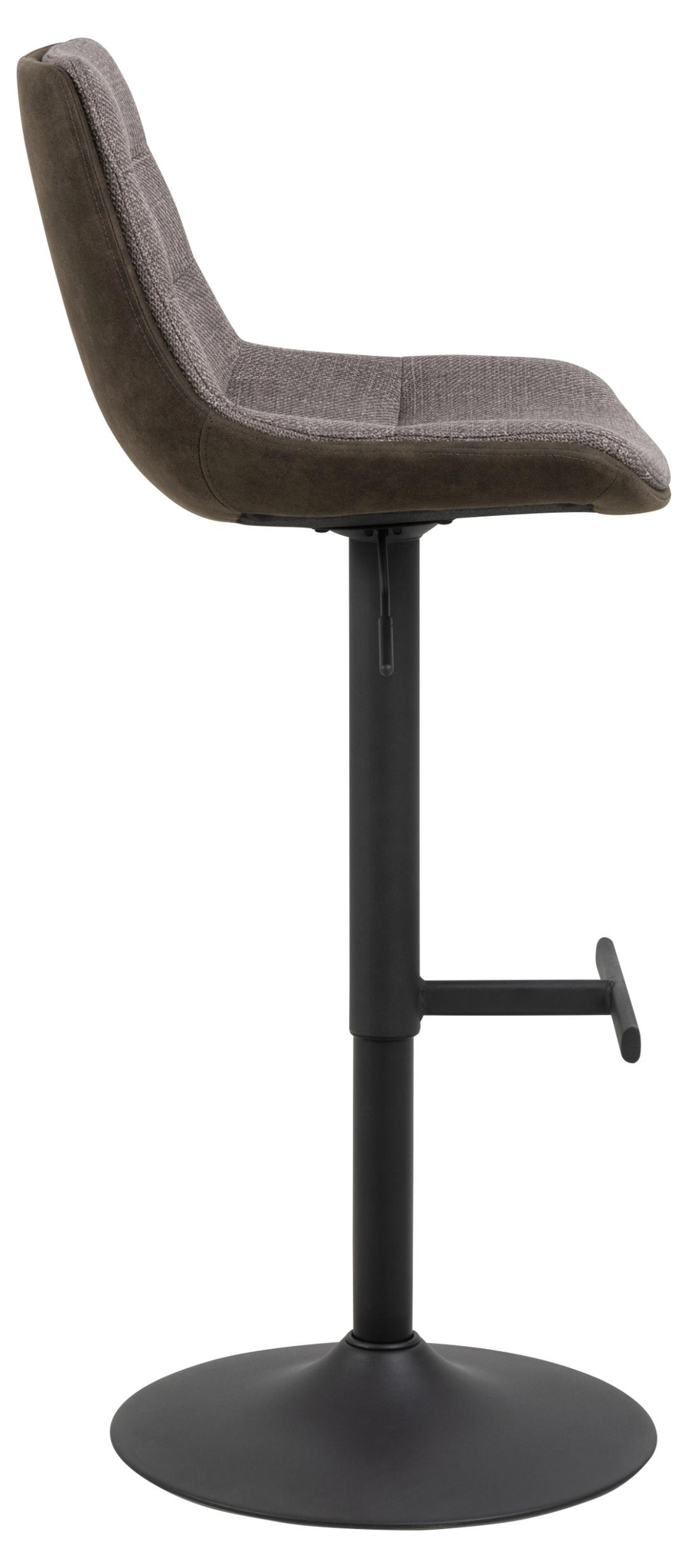 Barkruk Adisa 8211 Stof Basel Lichtgrijs Bruin 8211 Staal Minimale Bestelling 2 Stuks