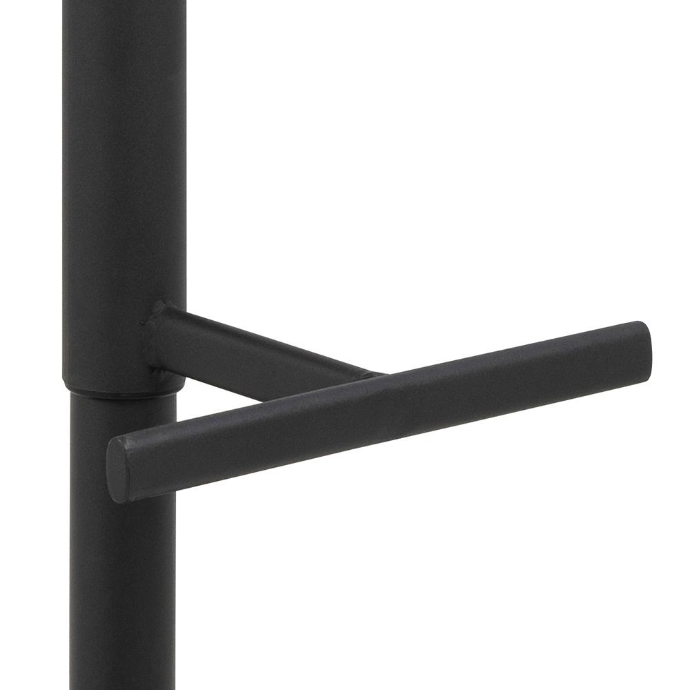 Barkruk Adisa 8211 Stof Preston Antraciet 8211 Staal Minimale Bestelling 2 Stuks