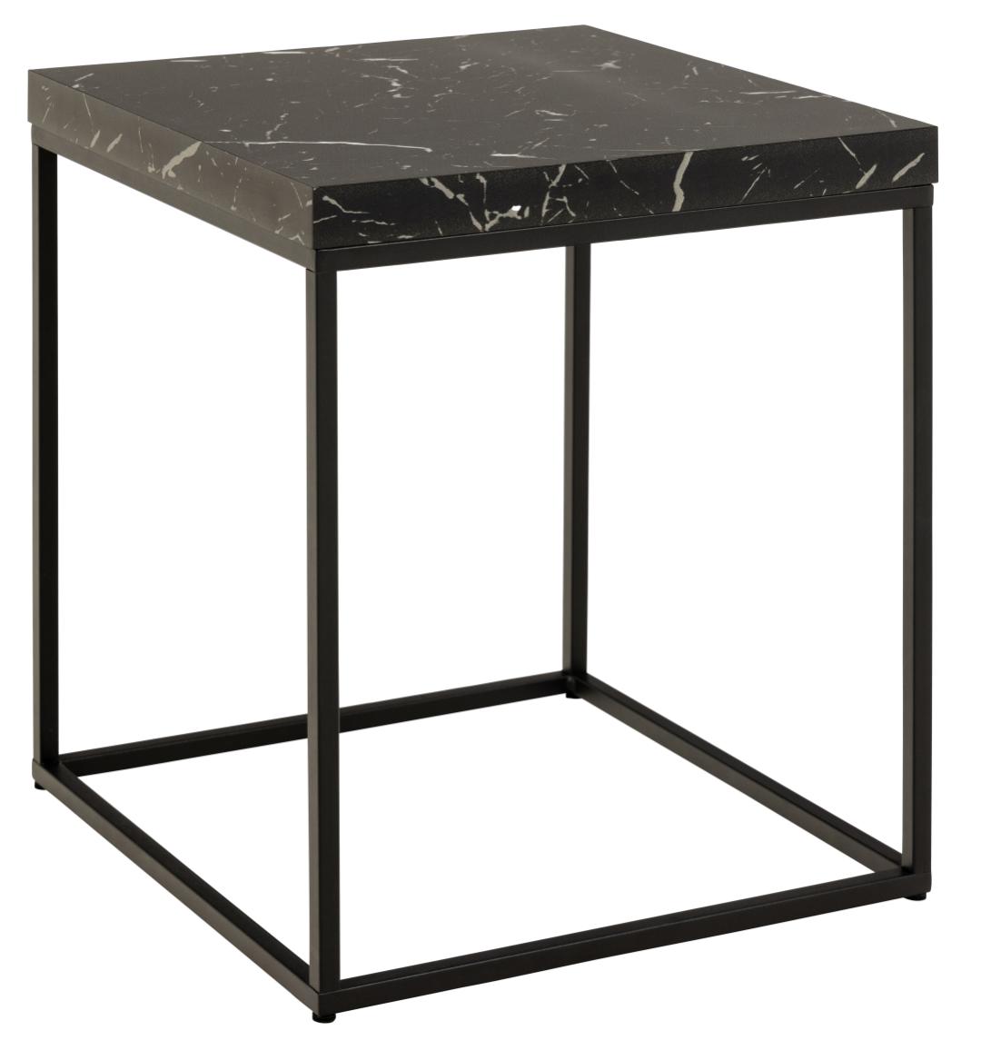 Salontafel Barossa 8211 Zwart Marmerlook 8211 Metaal