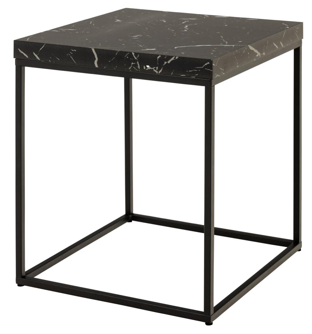 Salontafel Barossa 8211 Zwart Marmerlook 8211 Metaal