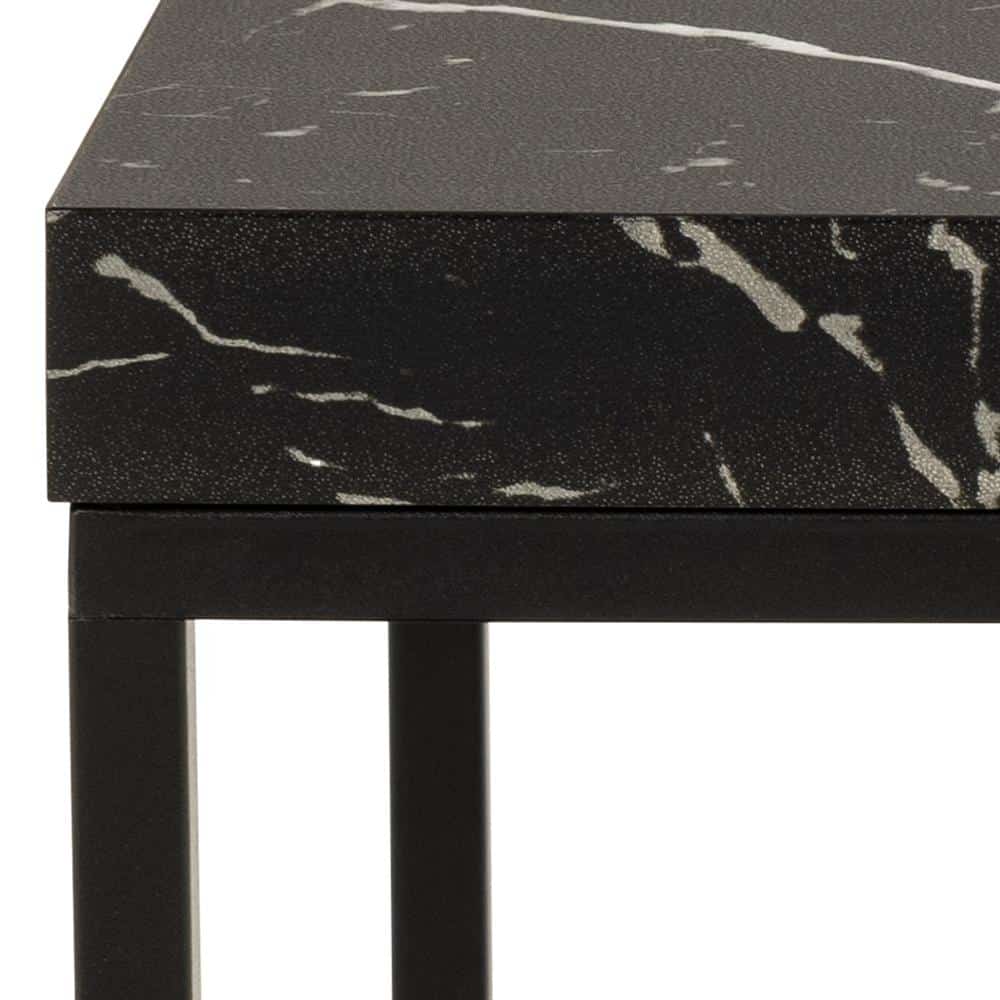 Salontafel Barossa 8211 Zwart Marmerlook 8211 Metaal Salontafel Barossa 8211 Zwart Marmerlook 8211 Metaal