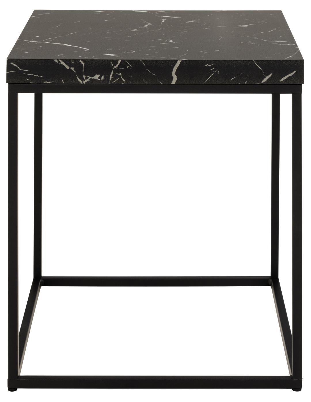 Salontafel Barossa 8211 Zwart Marmerlook 8211 Metaal